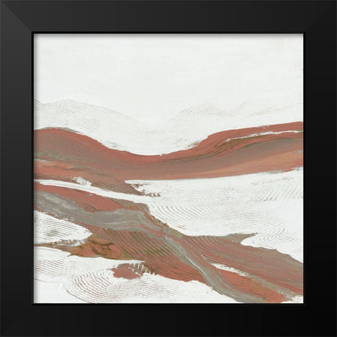 Soothing Abstract 3 Black Modern Wood Framed Art Print by Haynes, Smith