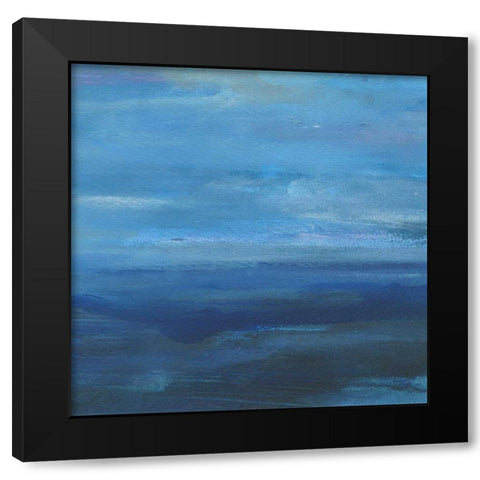 Infinite Sea 3 Black Modern Wood Framed Art Print by Haynes, Smith
