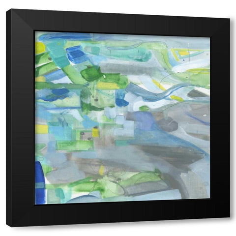 Liberally Geen Black Modern Wood Framed Art Print by Haynes, Smith