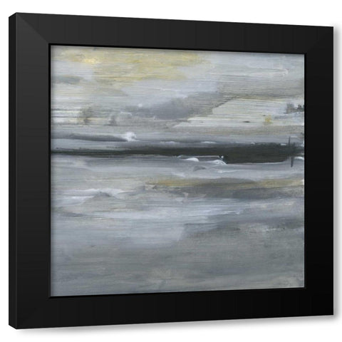 Cloudy Evening 2 Black Modern Wood Framed Art Print by Haynes, Smith