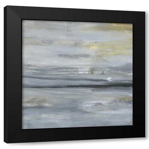 Cloudy Evening 3 Black Modern Wood Framed Art Print by Haynes, Smith