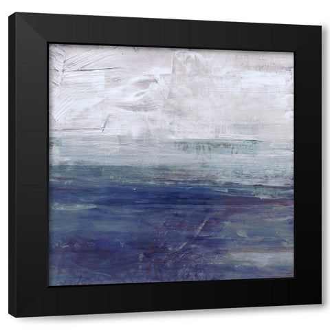 The Scape Black Modern Wood Framed Art Print by Haynes, Smith