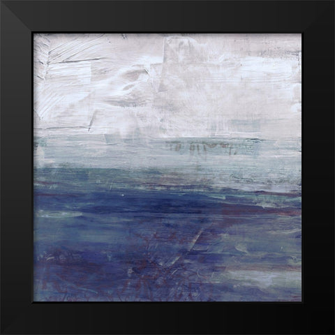 The Scape Black Modern Wood Framed Art Print by Haynes, Smith