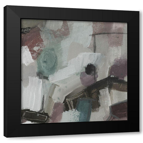 Cool Swatch A Black Modern Wood Framed Art Print with Double Matting by Haynes, Smith