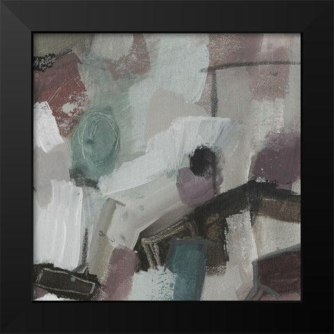 Cool Swatch A Black Modern Wood Framed Art Print by Haynes, Smith