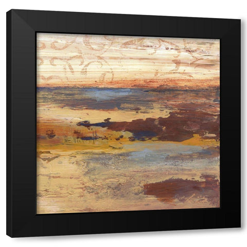 Striking Oasis 2 Black Modern Wood Framed Art Print by Haynes, Smith