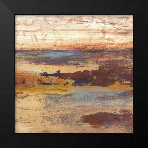 Striking Oasis 2 Black Modern Wood Framed Art Print by Haynes, Smith