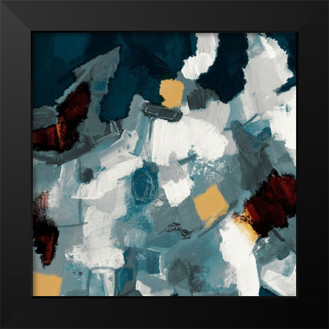 Shimmering Analysis 1 Black Modern Wood Framed Art Print by Haynes, Smith