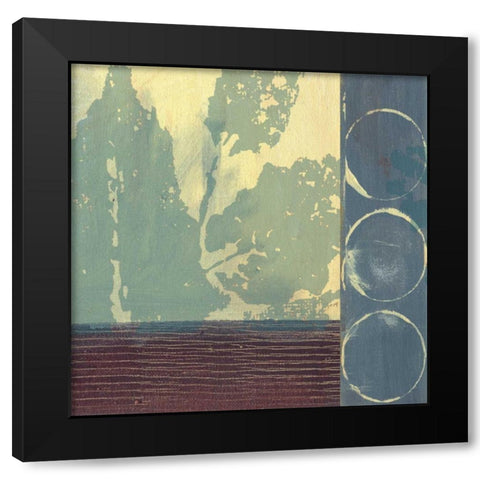 . Black Modern Wood Framed Art Print with Double Matting by Haynes, Smith