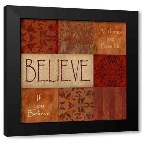 . Black Modern Wood Framed Art Print with Double Matting by Haynes, Smith