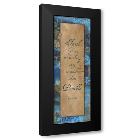 Make Possible Autumn Blooms Black Modern Wood Framed Art Print by Haynes, Smith