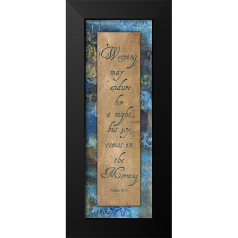 In The Morning Autumn Blooms Black Modern Wood Framed Art Print by Haynes, Smith