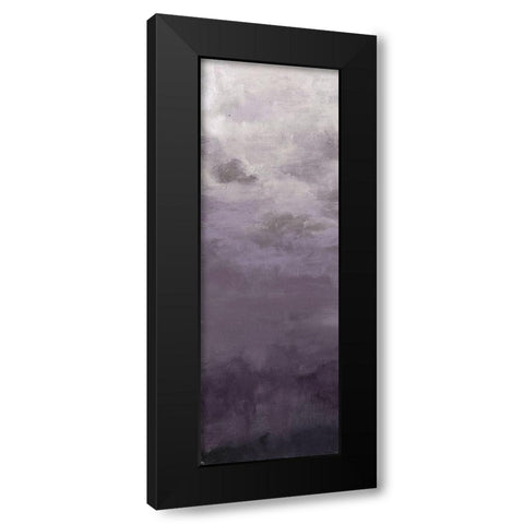 Lavenday Peek A Black Modern Wood Framed Art Print by Haynes, Smith