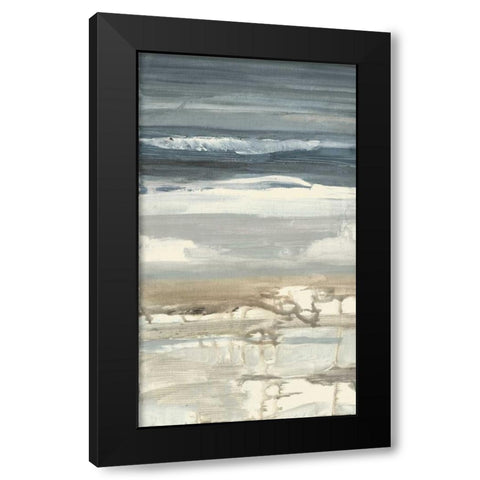 Creamy Memories Black Modern Wood Framed Art Print by Haynes, Smith