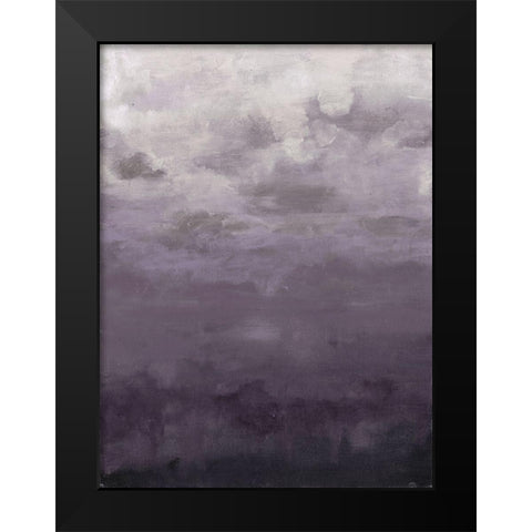 Lavenday Black Modern Wood Framed Art Print by Haynes, Smith