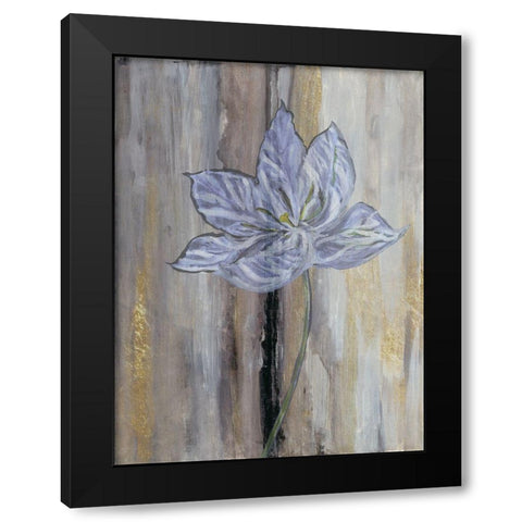 Narrow Tulip Hall Black Modern Wood Framed Art Print with Double Matting by Haynes, Smith