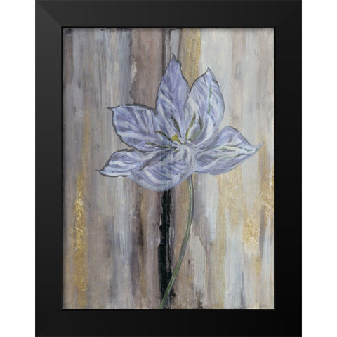 Narrow Tulip Hall Black Modern Wood Framed Art Print by Haynes, Smith