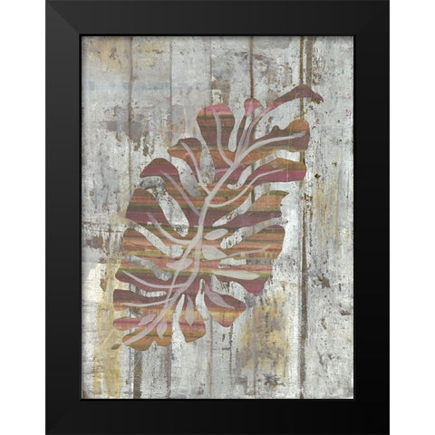 Equator Door Black Modern Wood Framed Art Print by Haynes, Smith