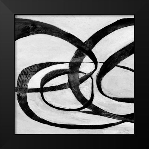 Gossem 22 Black Modern Wood Framed Art Print by Haynes, Smith