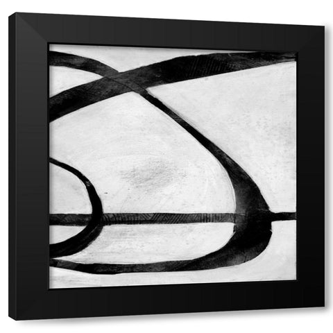 Gossem 32 Black Modern Wood Framed Art Print by Haynes, Smith