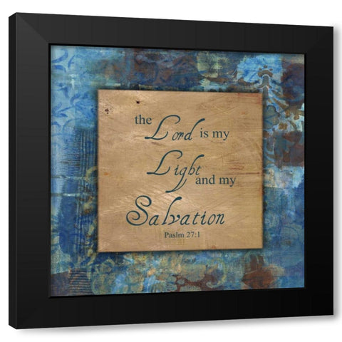 My Salvation Winter Rain Black Modern Wood Framed Art Print with Double Matting by Haynes, Smith