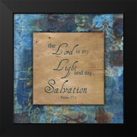 My Salvation Winter Rain Black Modern Wood Framed Art Print by Haynes, Smith