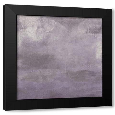 Lavenday Sky B Black Modern Wood Framed Art Print with Double Matting by Haynes, Smith