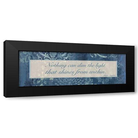 Light Within Black Modern Wood Framed Art Print with Double Matting by Haynes, Smith