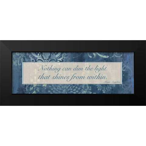 Light Within Black Modern Wood Framed Art Print by Haynes, Smith