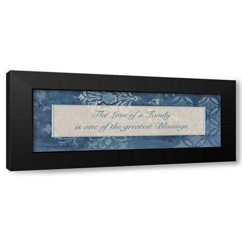 Greatest Blessings Black Modern Wood Framed Art Print by Haynes, Smith