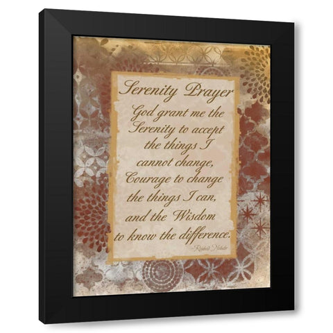 Godly Serenity Black Modern Wood Framed Art Print with Double Matting by Haynes, Smith