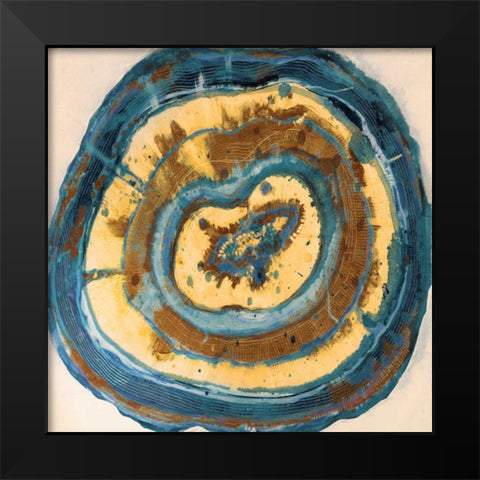 Mineral of Tears Black Modern Wood Framed Art Print by Haynes, Smith