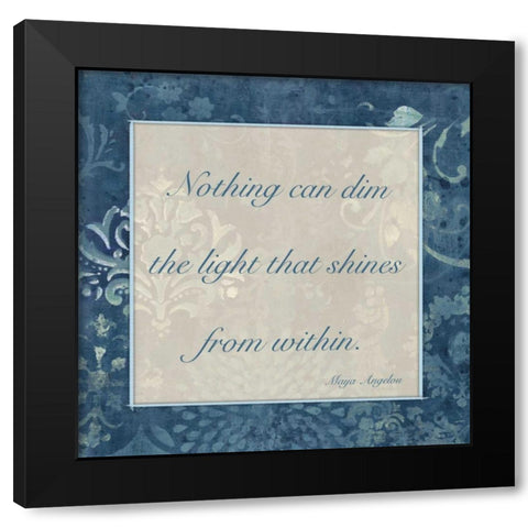Light Within 3 Black Modern Wood Framed Art Print by Haynes, Smith