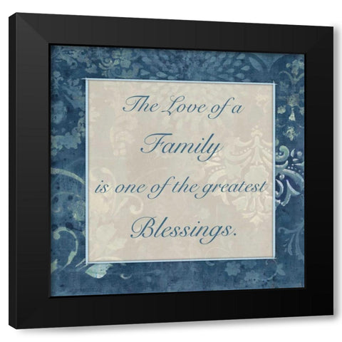 Greatest Blessings 3 Black Modern Wood Framed Art Print with Double Matting by Haynes, Smith