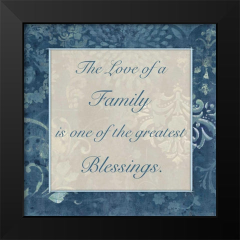 Greatest Blessings 3 Black Modern Wood Framed Art Print by Haynes, Smith
