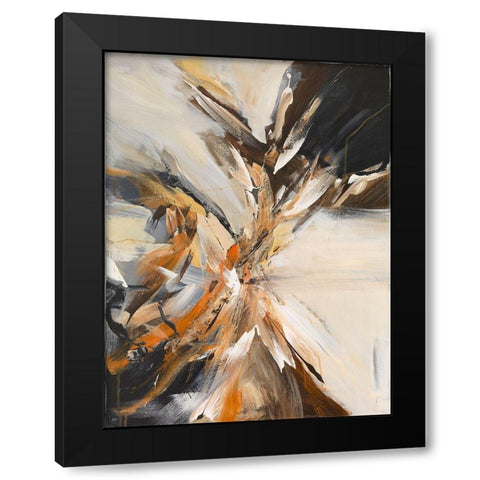Fissure 2 Black Modern Wood Framed Art Print with Double Matting by Sjatin