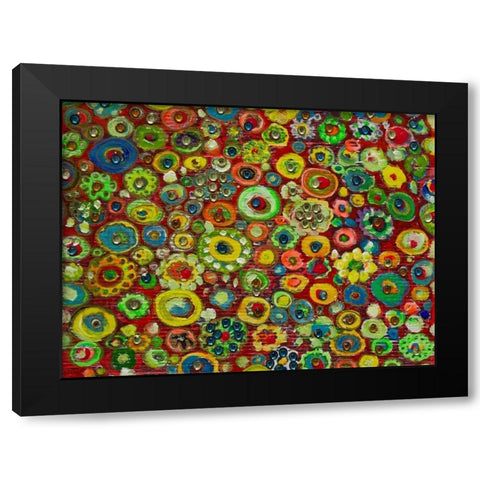 Delighful Growth Black Modern Wood Framed Art Print by Lewis, Sharalee