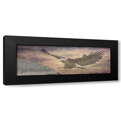 Free Spirit Black Modern Wood Framed Art Print with Double Matting by Lewis, Sheldon