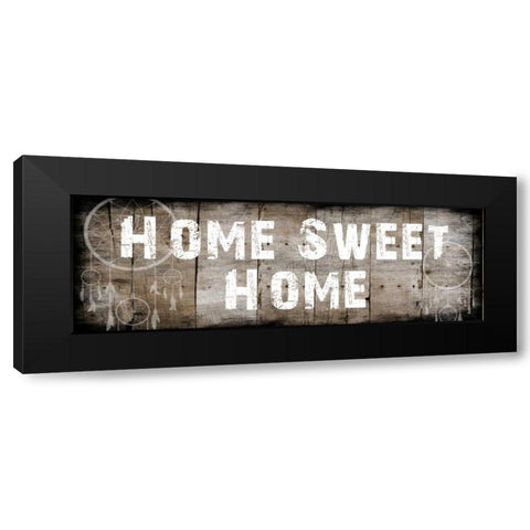 Sweet Farmhouse Black Modern Wood Framed Art Print with Double Matting by Lewis, Sheldon