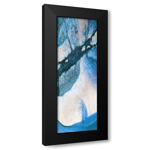 Contour A Black Modern Wood Framed Art Print by Lewis, Sheldon