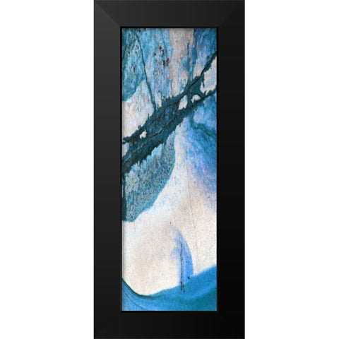 Contour A Black Modern Wood Framed Art Print by Lewis, Sheldon