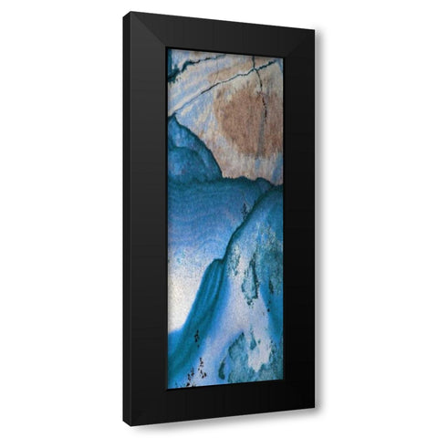 Contour 2 Black Modern Wood Framed Art Print by Lewis, Sheldon