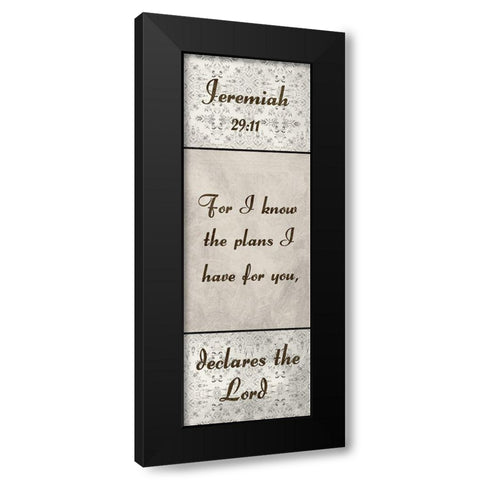 Declares The Lord 1 Black Modern Wood Framed Art Print with Double Matting by Lewis, Sheldon