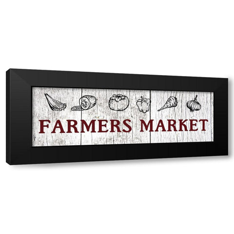 Market Black Modern Wood Framed Art Print with Double Matting by Lewis, Sheldon