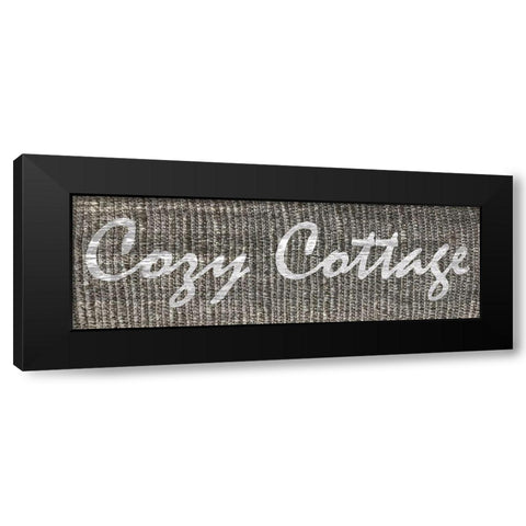 Cozy Cottage Black Modern Wood Framed Art Print with Double Matting by Lewis, Sheldon