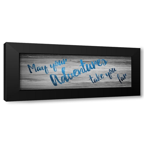 Fly Black Modern Wood Framed Art Print with Double Matting by Lewis, Sheldon