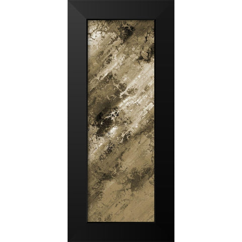 Earthy Abstract 2 Black Modern Wood Framed Art Print by Lewis, Sheldon