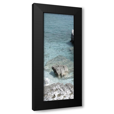 Hidden Paradise Black Modern Wood Framed Art Print with Double Matting by Lewis, Sheldon