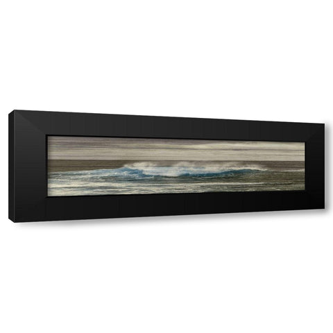 Blast Of Blue 2 Black Modern Wood Framed Art Print with Double Matting by Lewis, Sheldon