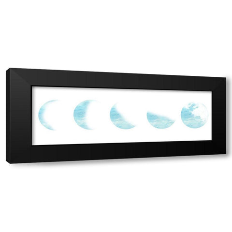 Phased Out Black Modern Wood Framed Art Print with Double Matting by Lewis, Sheldon